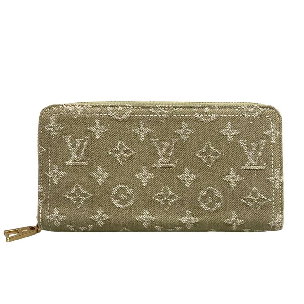 Louis Vuitton Zippy Wallet Monogram Denim Long Wallet M28297